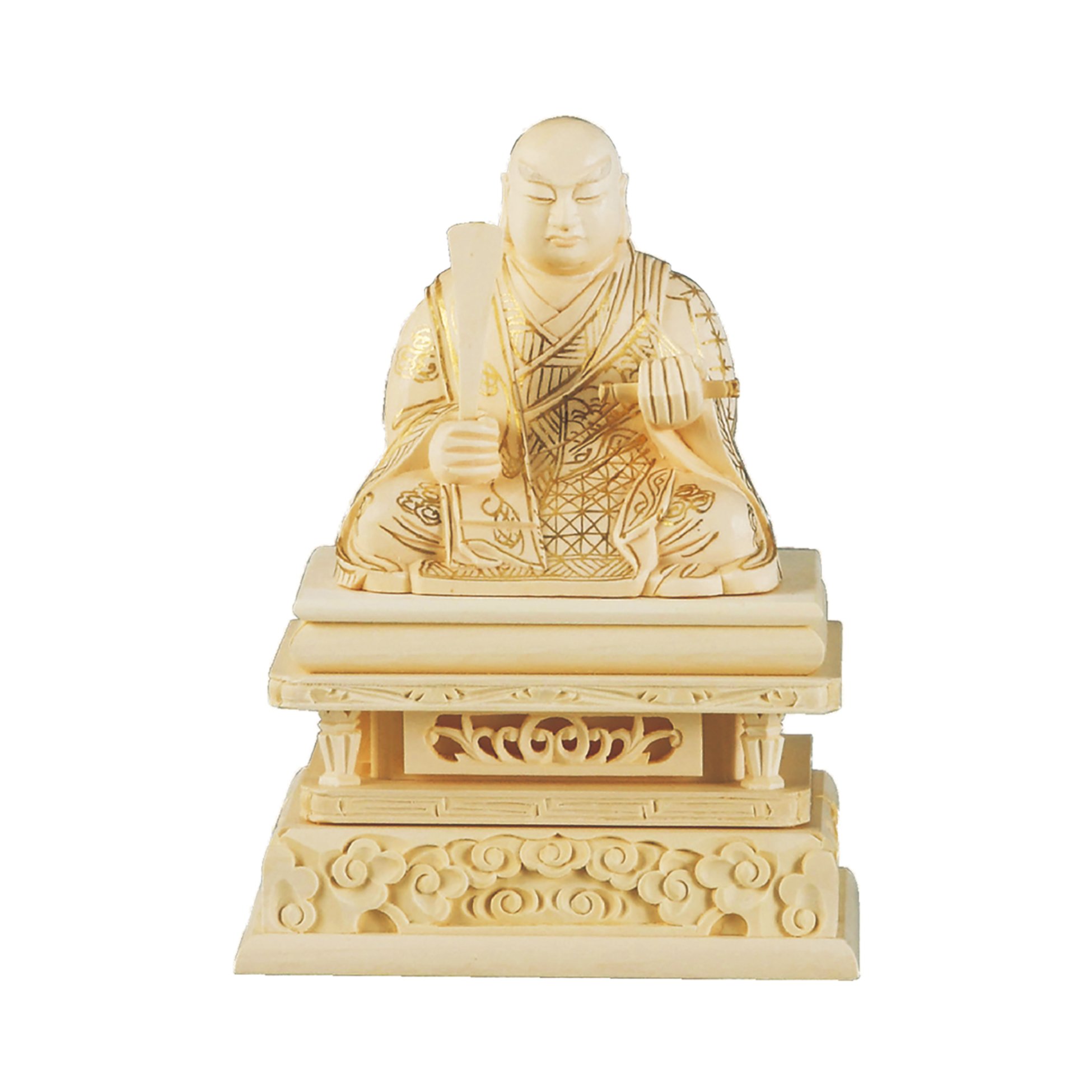 仏像(日蓮宗)「日蓮上人」金泥書