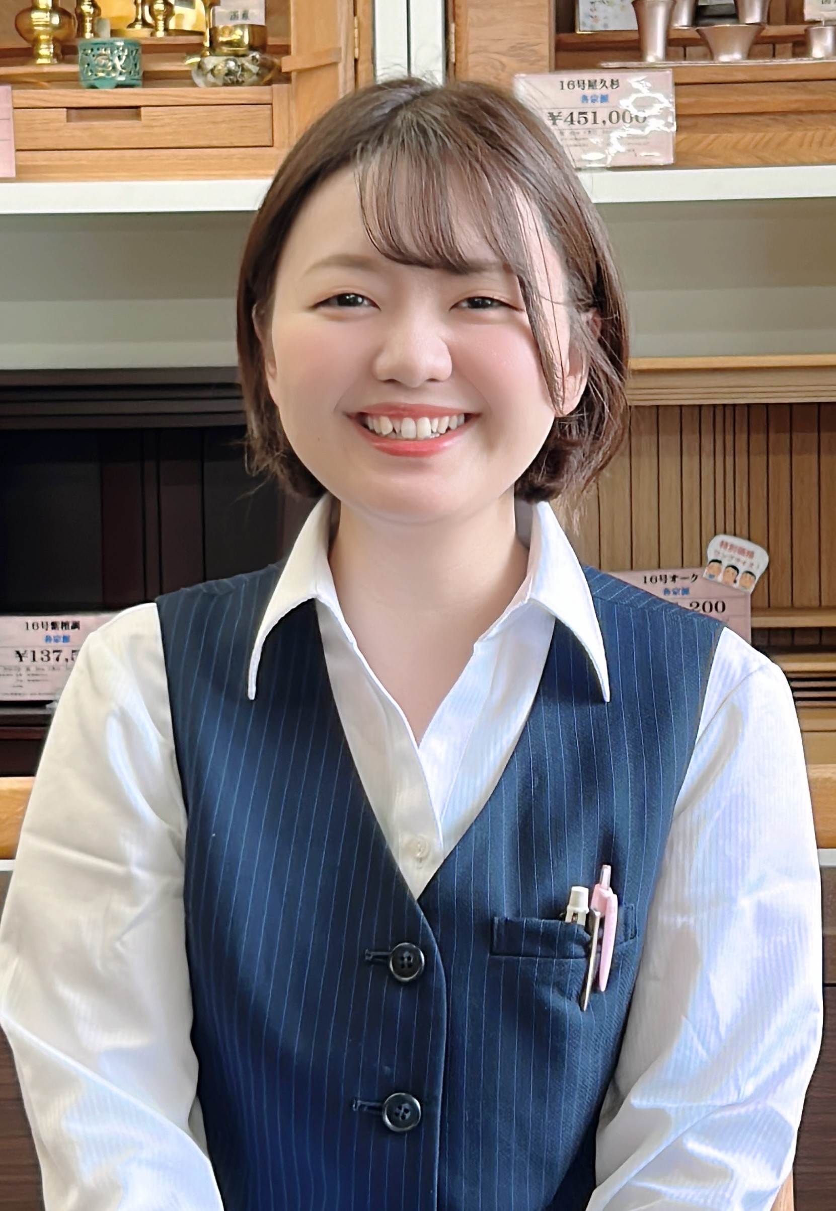 永田や佛壇店　安城店店長　関